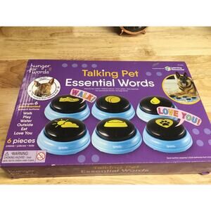 Hunger for Word Talking Pet Essential Words 6Piece Buttons for Dog Communication